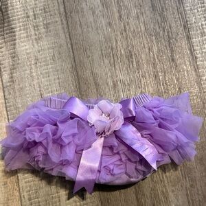 Lavender Tulle Ruffle bottoms- size XS